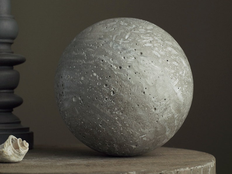 7 inch Concrete Sphere Garden Ball Landscape Art Decorative | Etsy