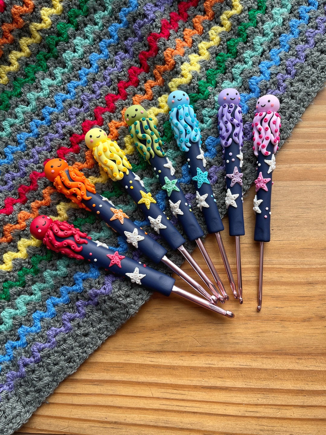 Aluminium Crochet Hooks Multiple Sizes Wholesale Cheap Prices 2mm 3mm 4mm  5mm 6mm 7mm 8mm Yarn Needles UK