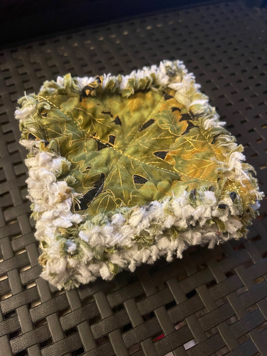 Set of 4 Rag Quilted Mug Rugs Etsy