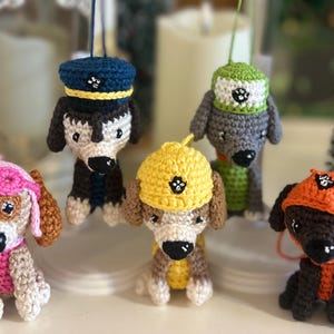 Llavero PAW PATROL Crochet, Adornos Crochet, Paw Patrol, muñecos Paw Patrol, juguetes