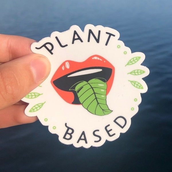 PLANT BASED STICKER | Vegan Sticker, Plant Based Life, Plant Based Diet, Vegan Gift, Eat Plants, Eat Plants Sticker, Plants Only
