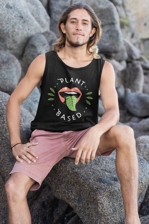 Plant Based Tank Top | Vegan Shirt, Vegan Tank Top, Plant Based Diet, Vegan Lifestyle, Vegan Workout, Vegan Fitness, Vegan Gift, VeganVeins