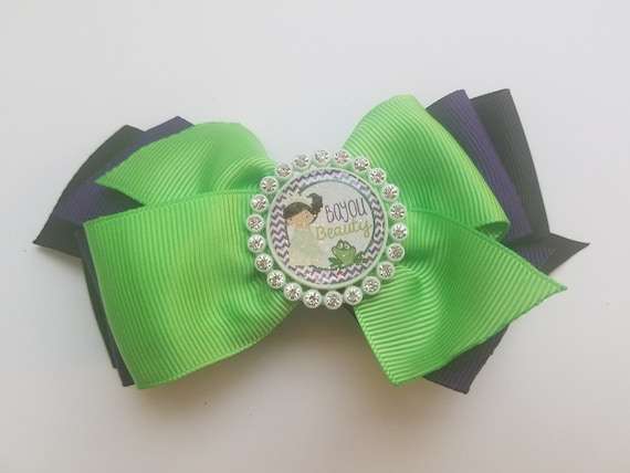 1/" DISNEY PRINCESS /& THE FROG GROSGRAIN RIBBON BOWS PARTY DECORATIONS