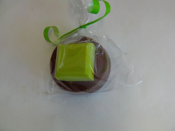 Candy Block on Candy Covered Cookie(12) Minecraft Theme Party Favors of Gift Idea for a Minecraft Fan Il_570xn