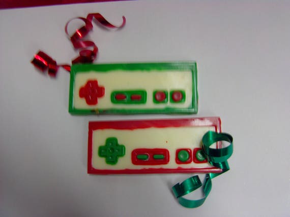 Game Controllers in Holiday Colors-Gamer?Geek Gift/Teen Gift (2) Il_570xn