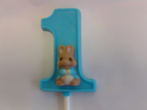 12 Peter Rabbit Cake Topper or Favor-1st Birthday-Available in Blue or Pink-Perfect For Parties/Candy Buffets/Edible Decorations 21.50 Il_570xn