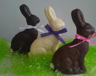 Bobbi Bunny Handcrafted Chocolate Bunny in Your Choice of Flavor  24.95 (FREE SHIPPING)