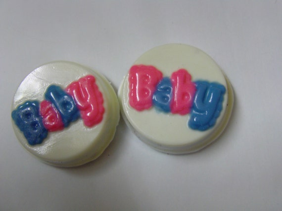 6 Gender Reveal-It's A Boy/It's A Girl/Handcrafted Candy Covered Oreo Cookies-Perfect for Baby Showers/Family Get Togethers! Il_570xn