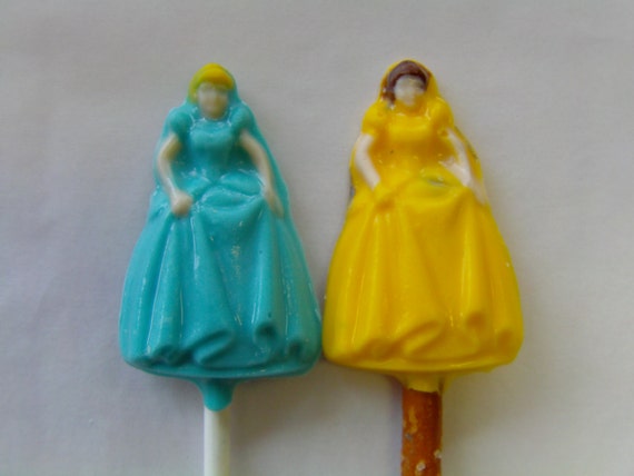 12 Princess Candy Lollipops/Pretzel Pops-Perfect For Cinderella/Beauty and the Beast/Snow White/Princess Theme Birthday Parties/Qunicenera Il_570xn