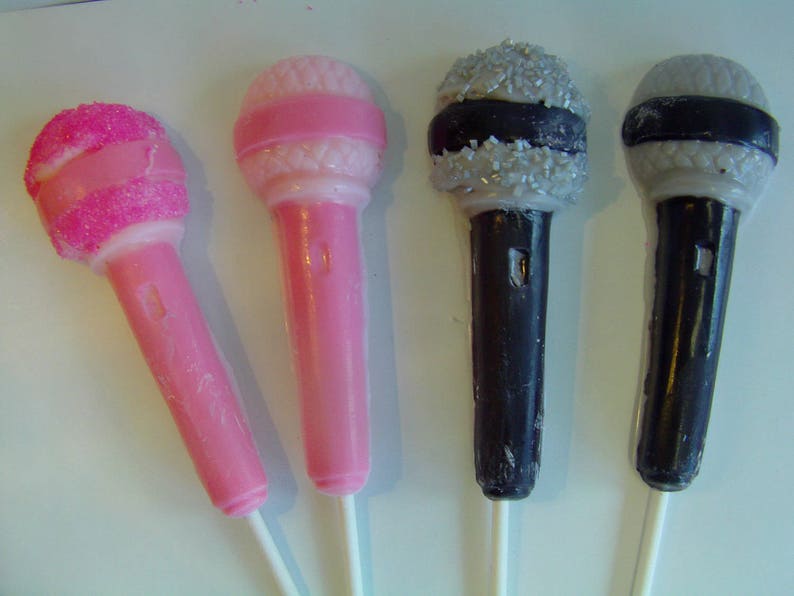 Microphone Candy Lollipop FavorDance Party/Rock Etsy