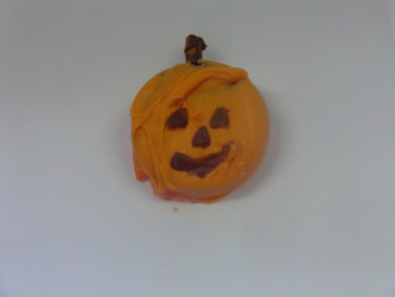 Pumpkin Design Candy Covered Cookies (Set of 6) Perfect For Fall Gatherings (Can Ship ANYWHERE!) Il_570xn