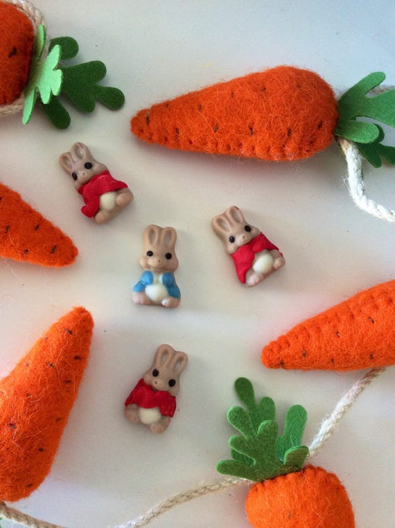 Flopsy, Mopsy & Cottontail Theme Candy Bunnies! Set Of 6 Bags with 3 bunnies in each! For Peter Rabbit Theme Parties/Showers/Beatrix Potter Il_570xn