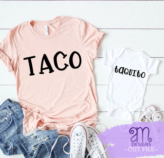 Download Mommy And Me Svg Mom Svg Svg Files For Cricut Taco Svg Etsy