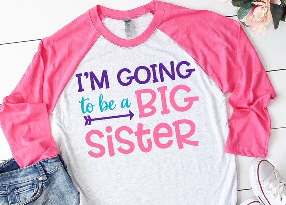 Download Big Sister Big Sister Svg Baby Announcement Svg Pregnancy Etsy