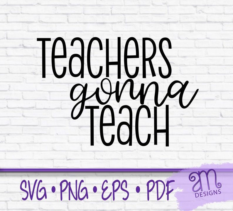 Download Teachers gonna teach svg for face mask svg for teacher face | Etsy
