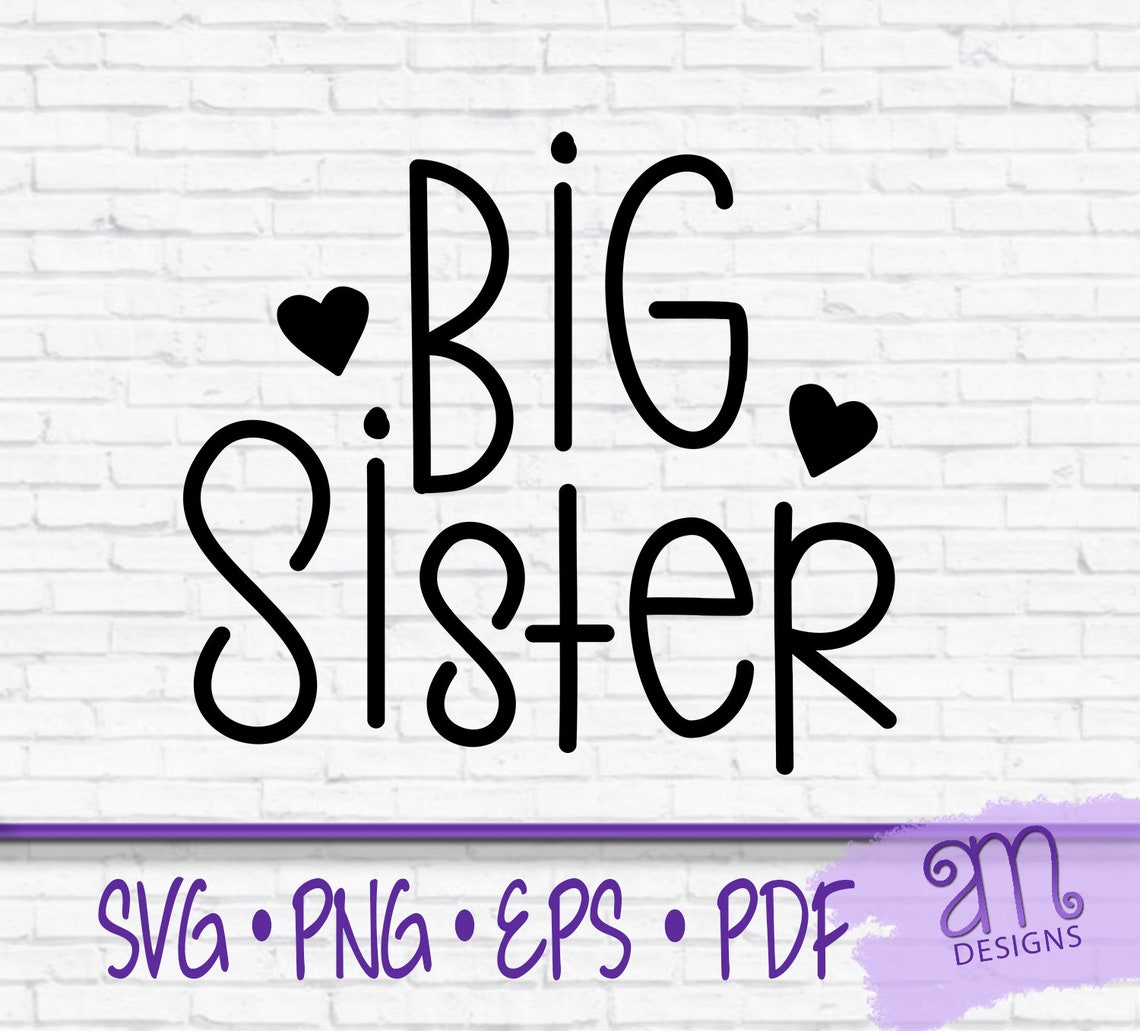 Große Schwester svg Schwester svg Schwester svg svg für | Etsy