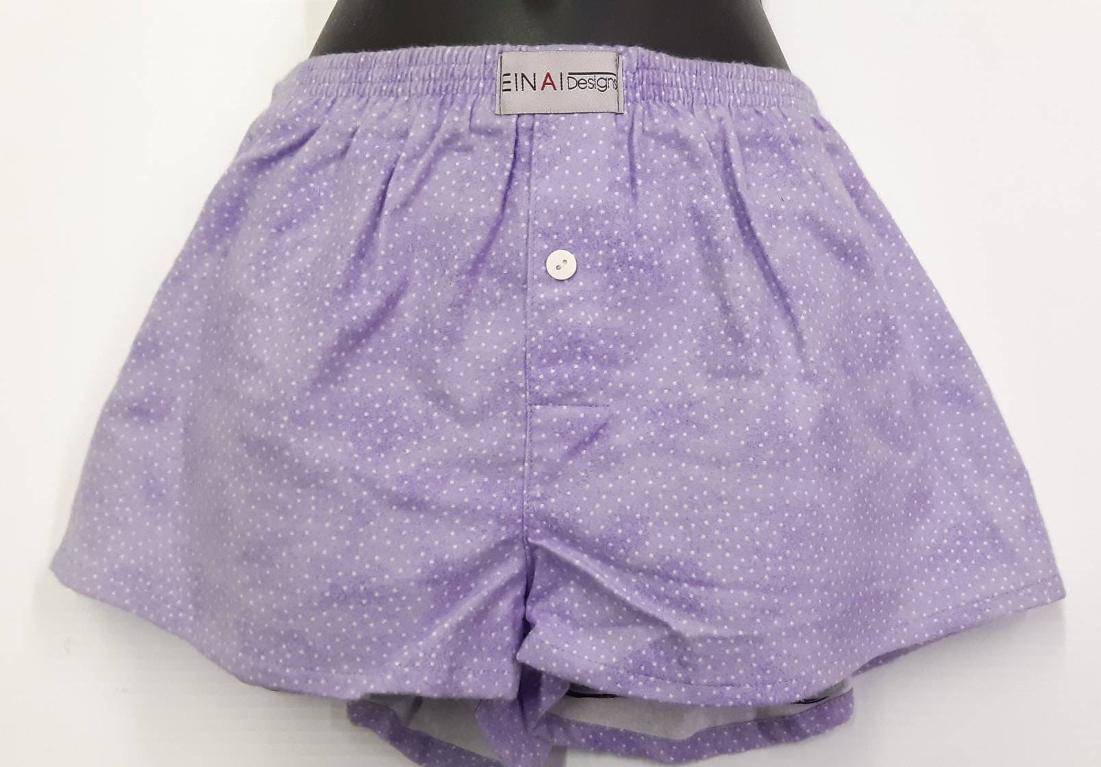 Women's Flannel Bootie Boxer Shorts - Etsy Canada