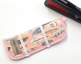 Travelling or for home Flat Iron/ Curling Iron Protector and Carrying Pouch, that&#39;s heat resistant.