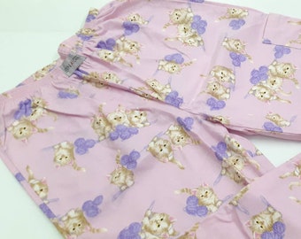 Happy Pants! Our comfy flannel Unisex PJ bottoms and lounge pants with patch pockets