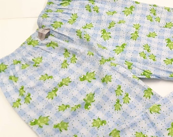 Happy Pants! Our comfy flannel Unisex PJ bottoms and lounge pants with patch pockets