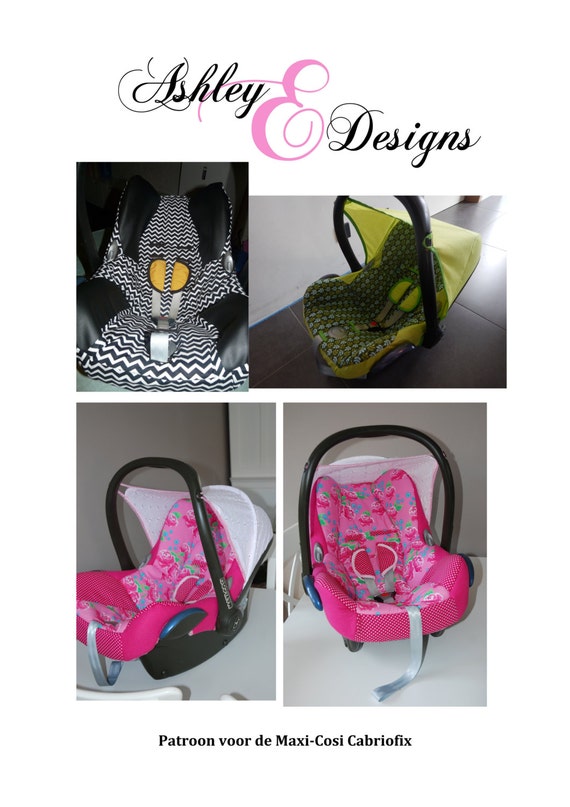 Maxi-Cosi Cabriofix hoes patroon inclusief zonnekap en | Etsy Nederland