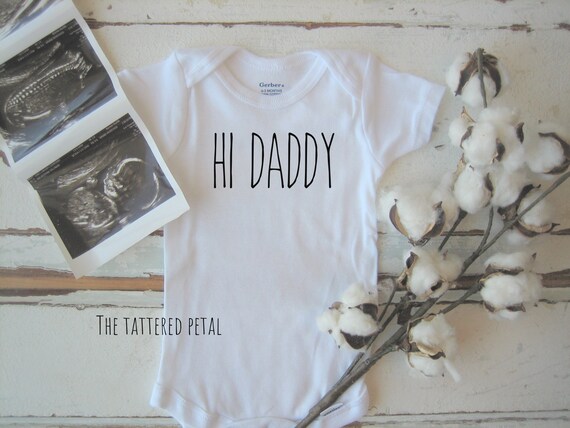 hi daddy onesie