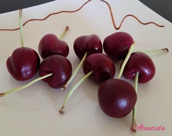 Faux Cherry,Fake Cherry,Kitchen Decor Display,Bakery Display,