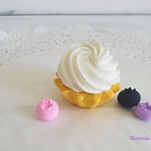 Realistic Mini Tart Fake Tart Faux Tart for Kitchen Decor Shower Favour Display Dessert Fake Cupcake Faux Cupcake Cookies Sweet Display