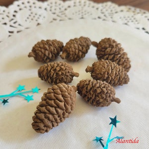 Fake Christmas Pine Cone Decorations Christmas Tree Ornament Faux Pine Cone Ornament Rustic Woodland Holiday Decor Christmas Tree Decor