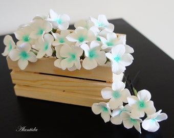 Wedding hair pin with Hydrangea,Bridal hair pin,Wedding accessories.