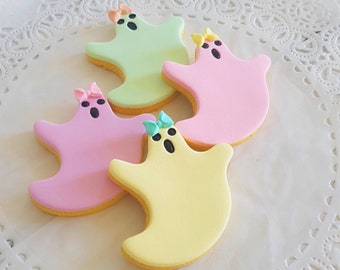 Fake Halloween Cookie Ghost Cookies Halloween Candy Faux Cookies Ghost Cookie Halloween Decor