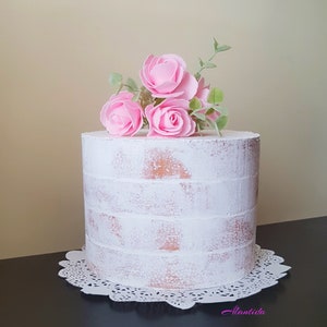 Fake Cake Realistische Fake Naked Cake Faux Cake Faux Naked Cake Bruiloft Naked Cake One Tier Cake One Tier Naked Cake One Tier Wedding Cake