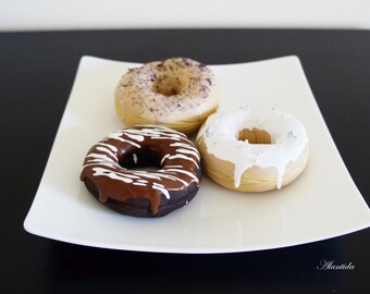 Handmade Fake Donuts,Faux Donuts,Kitchen Decor Display,Bakery Display