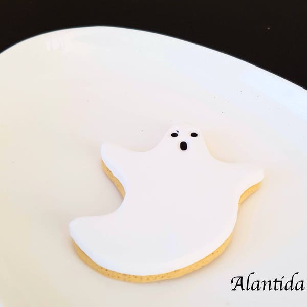 Fake Halloween Cookie Ghost  Cookies Halloween Candy Faux Cookies Ghost Cookie Halloween Decor Halloween Decoration