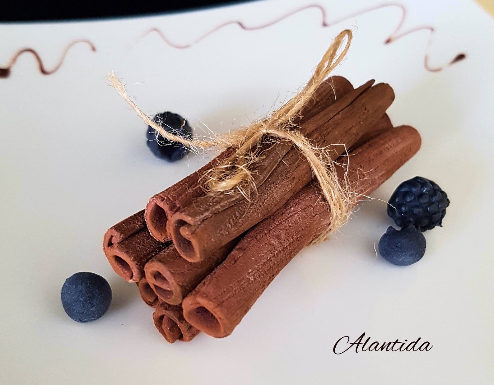 Realistic Cinnamon Sticks Fake Cinnamon Faux Cinnamon Sticks Etsy