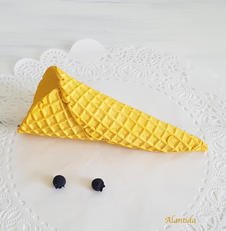 Waffles Cones Waffle Cone Fake Waffle Fake Waffles Faux Waffle Etsy