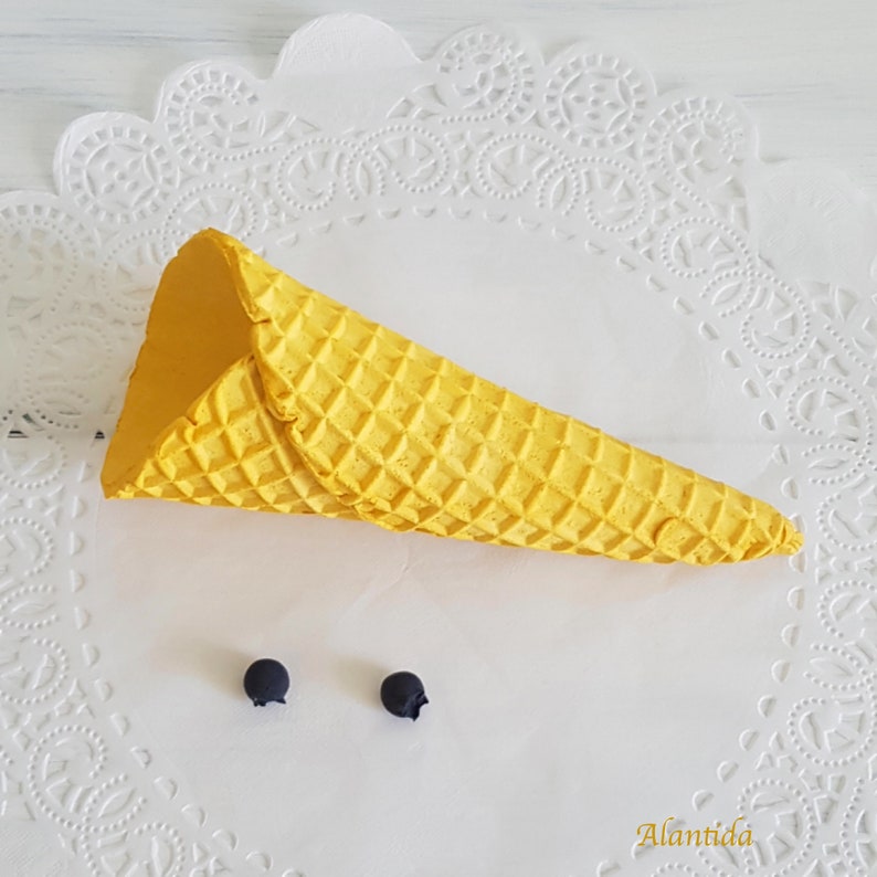 Waffles Cones Waffle Cone Fake Waffle Fake Waffles Faux Waffle Etsy