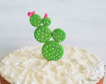 Cactus Cake Topper Birthday Cake Topper Cake Decoration Tropical Topper Tropical Toppers Cake Decor Destination Wedding Cake Topper Banner