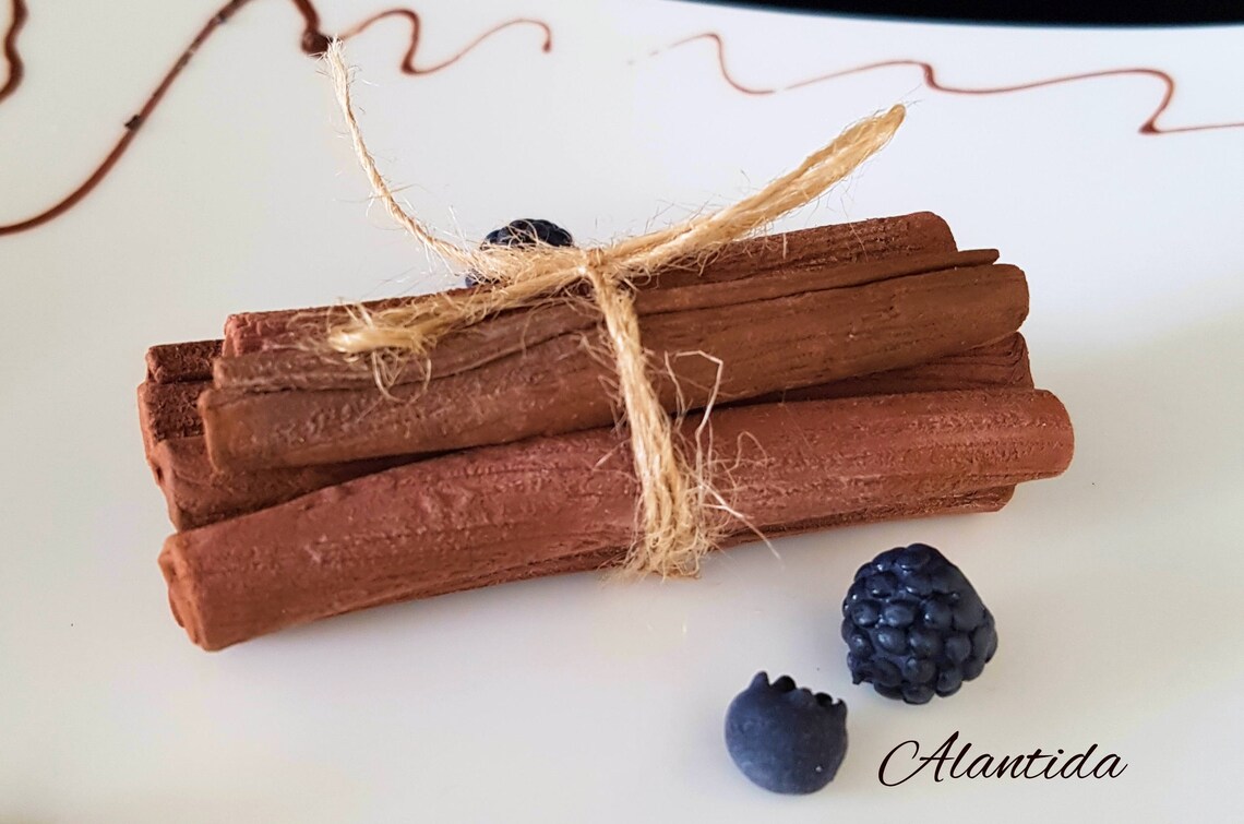 Realistic Cinnamon Sticks Fake Cinnamon Faux Cinnamon Sticks Etsy