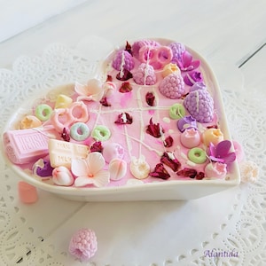 Fake Smoothie Faux Smoothie Fake Dessert Artificial Sweets Fake Candy Fake Chocolates Fake Sweets Kitchen Decor Fake Berries Faux Candy
