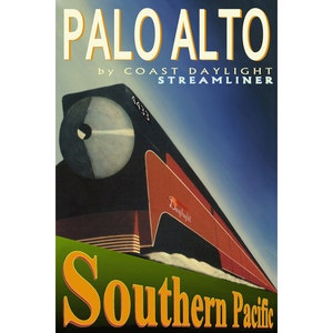 Southern Pacific Railway COAST DAYLIGHT Train New Retro Poster Your Choice of 7 different Cities Art Print 105