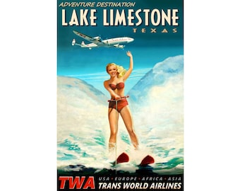 トランスワールド航空 - TWA - 航空ポスター - Etsy 日本