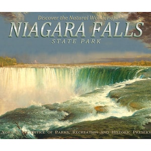 Niagara Falls State Park New Original Travel Poster New York Honeymoon Vacation Canada Art Print 325