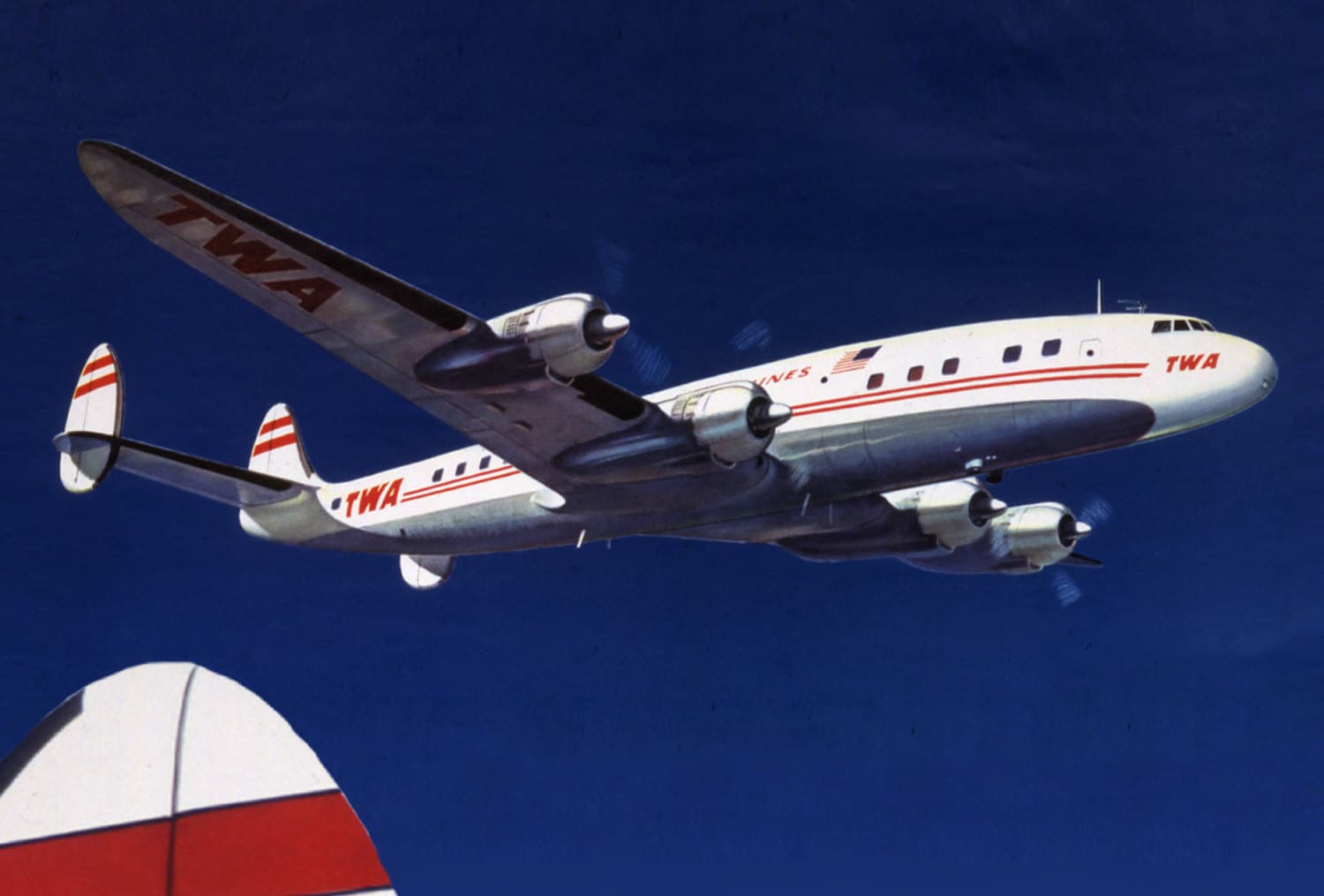 TWA トランスワールド航空 ロッキード コンステレーション トラベル