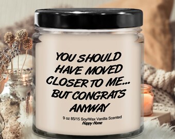 Housewarming Gift for Best Friend, Funny Homeowner Gift, Housewarming gifts, Moving Away Gift New Homeowners,Congrats  Funny Gift Candle