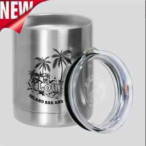 Tumbler Stainless Steel 10 oz  Personalized Insulated Cocktail Tumbler Polar | camping gift - outdoor wedding gift for him or her gift groom