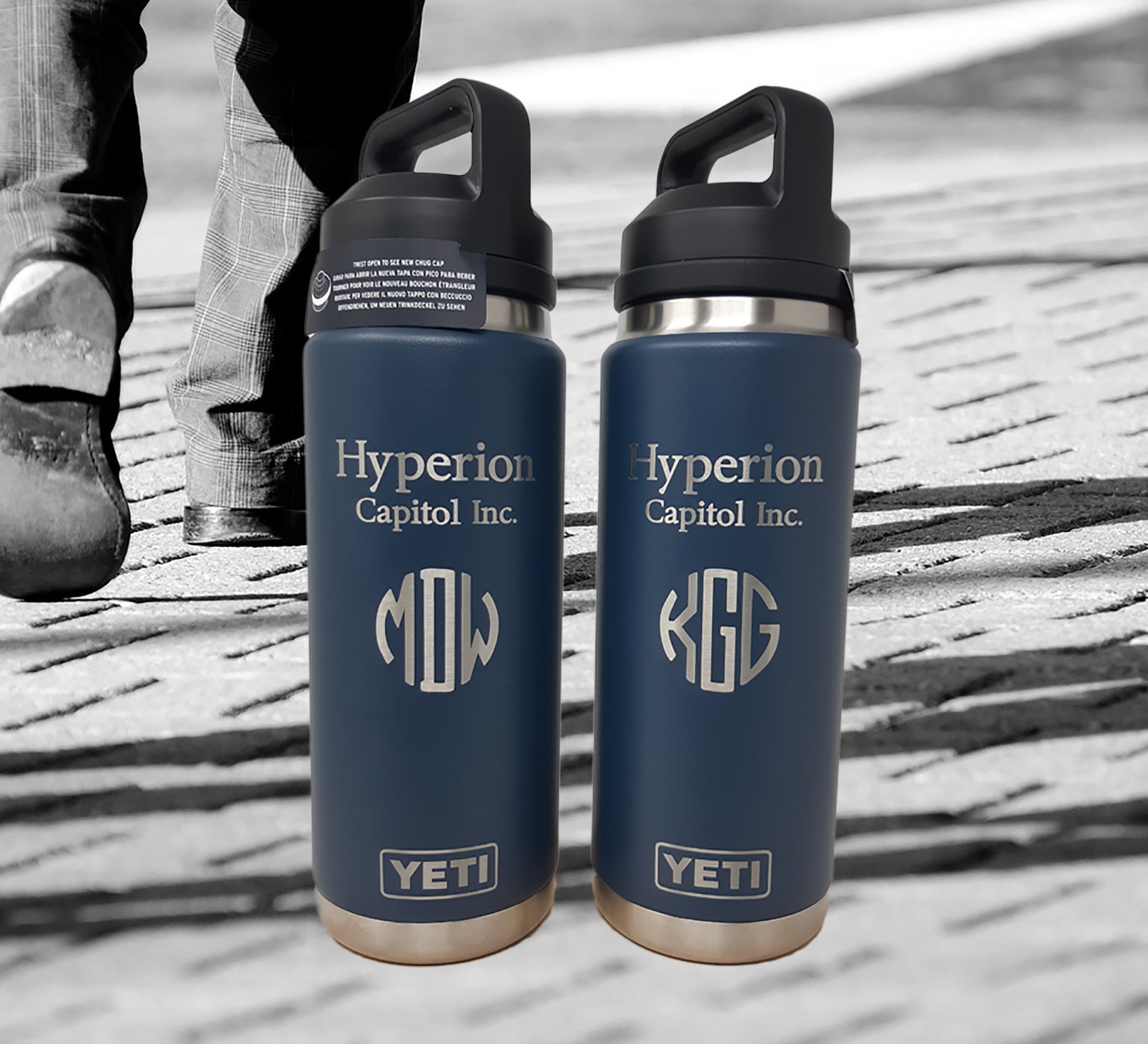 REAL YETI 16 Oz. Laser Engraved Nordic Blue Stainless Steel Yeti Stackable  Pint Rambler Personalized Vacuum Insulated YETI 
