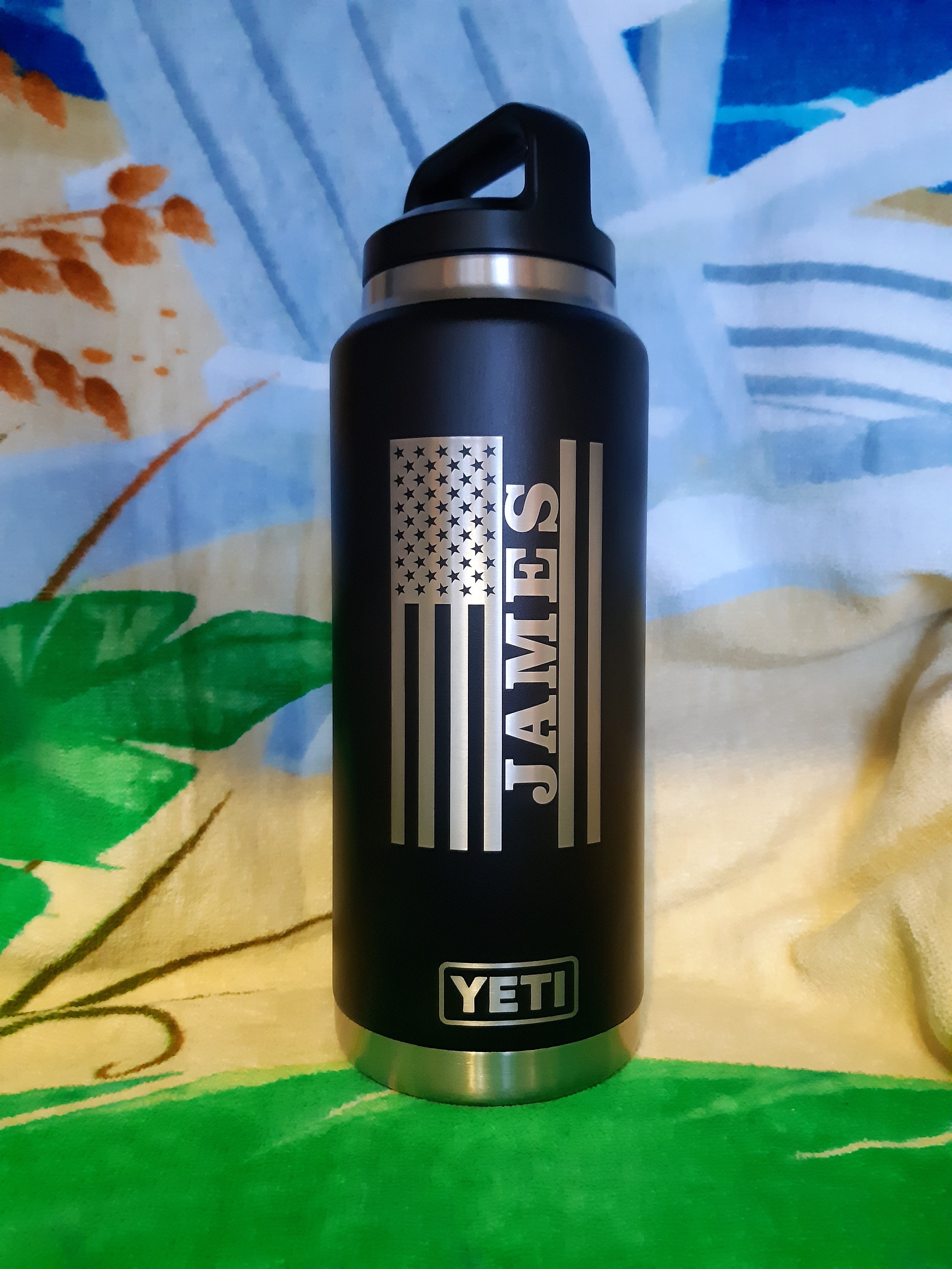 DISCOUNTED Personalized 36oz Yeti Bottle Chug Cap 360 Degree 