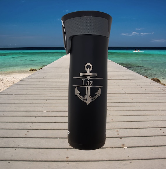 Custom Contigo 16oz Color Travel Mug 100% Spill Proof Stainless Steel  Custom Coffee Mug Personal Engraved Gift Travel Mug-laser Engrave 