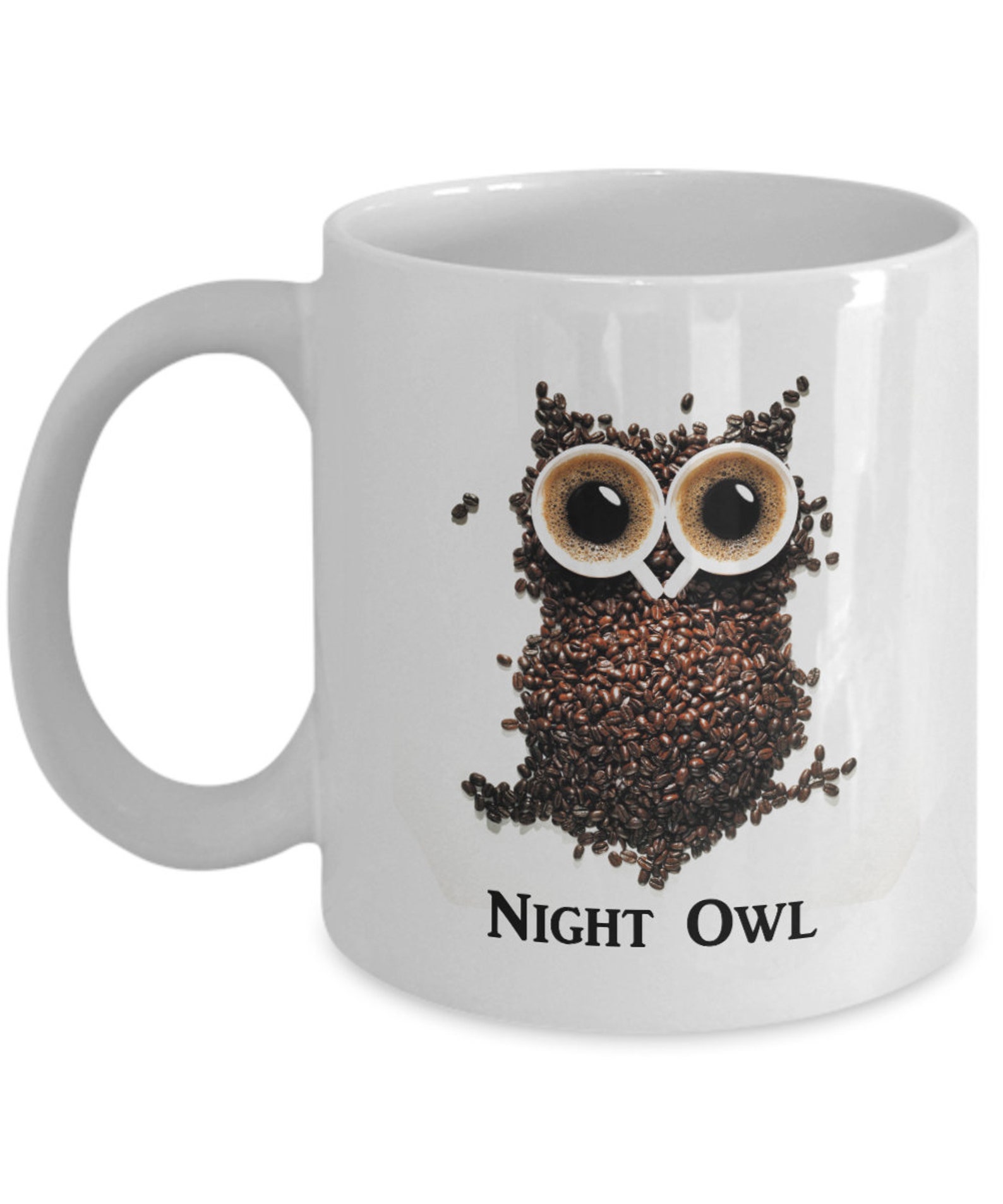 WHO Night Owl Coffee Cup Owl Lover Gifts Gifts for Owl Etsy UK